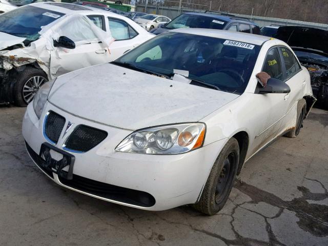 1G2ZF55B564158448 - 2006 PONTIAC G6 SE WHITE photo 2