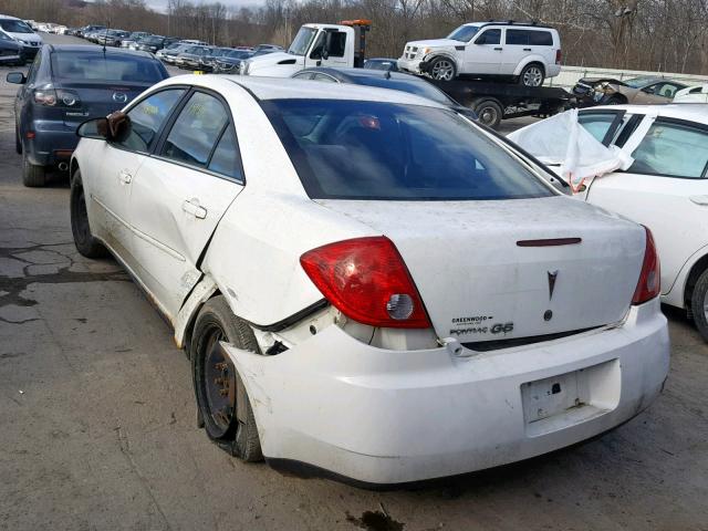 1G2ZF55B564158448 - 2006 PONTIAC G6 SE WHITE photo 3