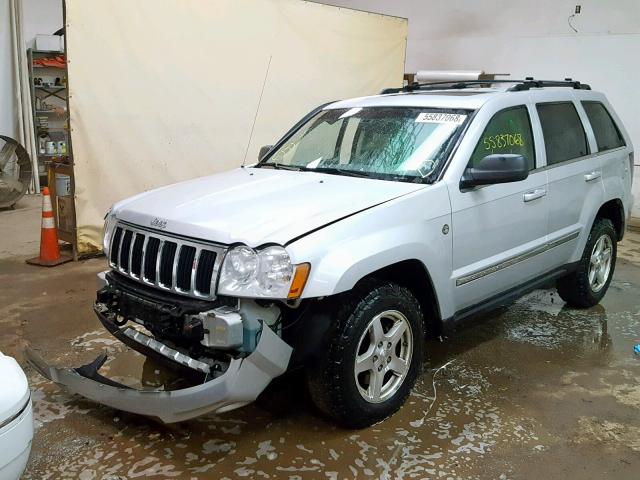 1J8HR582X5C520569 - 2005 JEEP GRAND CHER SILVER photo 2