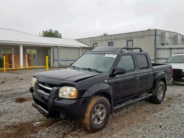 1N6ED27YX4C415328 - 2004 NISSAN FRONTIER C BLACK photo 2