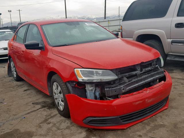 3VW2K7AJ1DM391369 - 2013 VOLKSWAGEN JETTA BASE Կարմիր լուսանկար 1