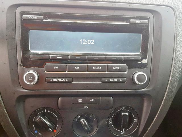 3VW2K7AJ1DM391369 - 2013 VOLKSWAGEN JETTA BASE Կարմիր լուսանկար 9