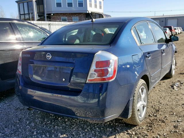 3N1AB61E19L651507 - 2009 NISSAN SENTRA 2.0 BLUE photo 4