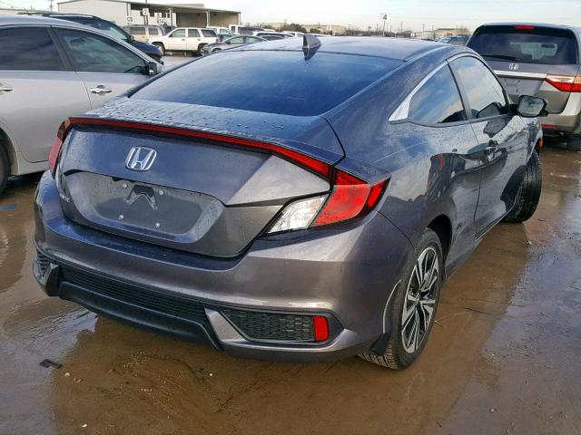 2HGFC3B7XJH356127 - 2018 HONDA CIVIC EXL GRAY photo 4