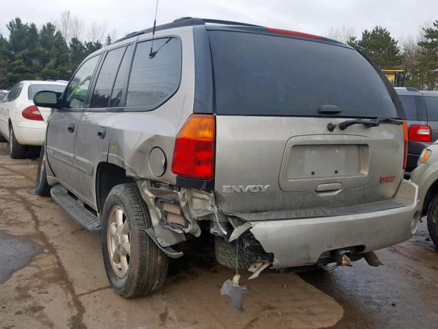 1GKDT13S322281198 - 2002 GMC ENVOY TAN photo 3