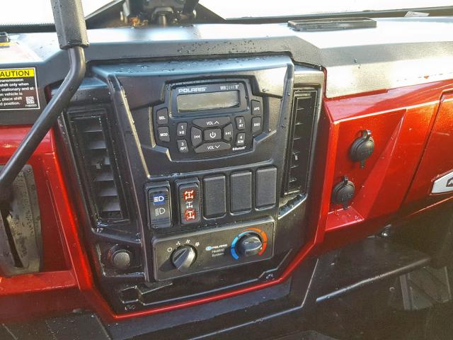 4XAUH9EA9EG345081 - 2014 POLARIS RANGER 900 RED photo 12