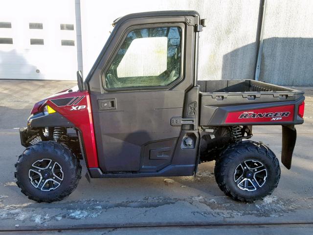 4XAUH9EA9EG345081 - 2014 POLARIS RANGER 900 RED photo 3