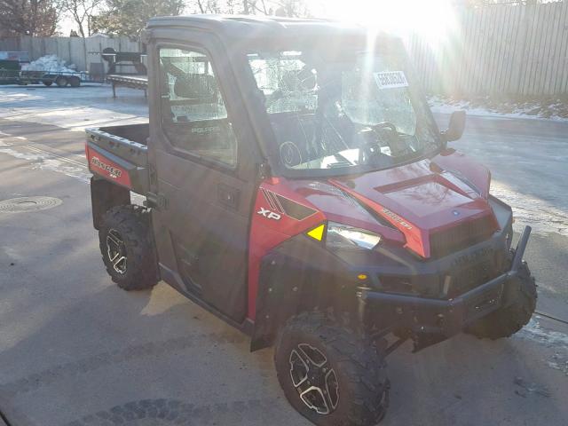 4XAUH9EA9EG345081 - 2014 POLARIS RANGER 900 RED photo 5