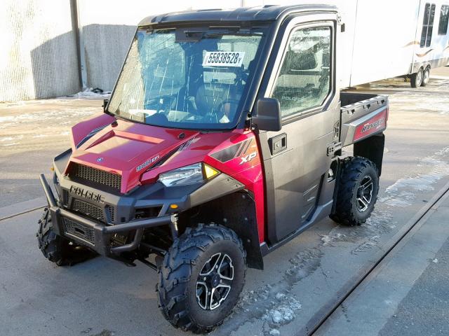 4XAUH9EA9EG345081 - 2014 POLARIS RANGER 900 RED photo 6