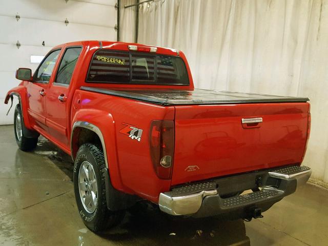 1GCHTDFE6B8128266 - 2011 CHEVROLET COLORADO L RED photo 3