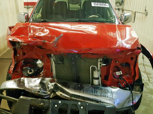 1GCHTDFE6B8128266 - 2011 CHEVROLET COLORADO L RED photo 9