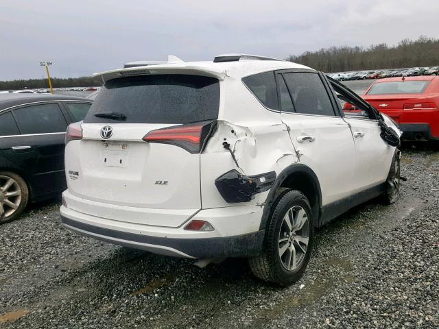 JTMWFREV4GD084053 - 2016 TOYOTA RAV4 XLE WHITE photo 4