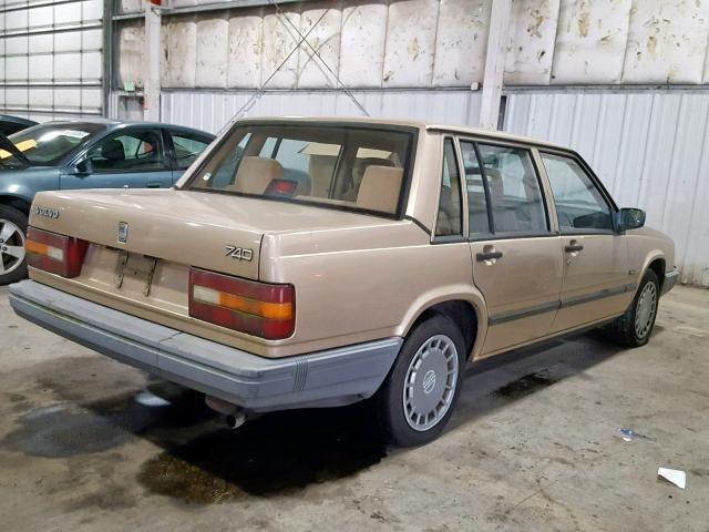 YV1FA8844M2509476 - 1999 VOLVO 740 BEIGE photo 4