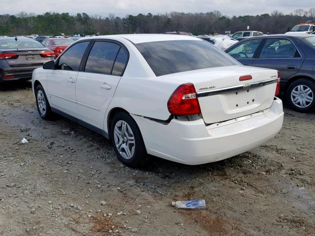 1G1ZS53806F244374 - 2006 CHEVROLET MALIBU LS თეთრი ფოტო 3