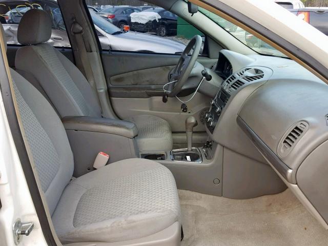 1G1ZS53806F244374 - 2006 CHEVROLET MALIBU LS თეთრი ფოტო 5