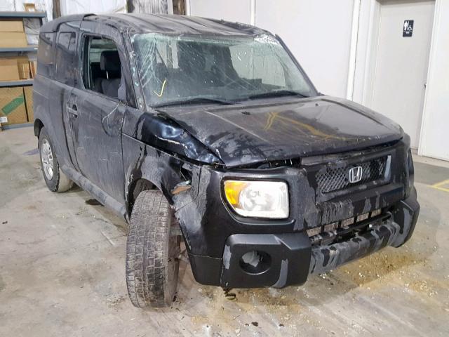 5J6YH18736L009358 - 2006 HONDA ELEMENT EX BLACK photo 1