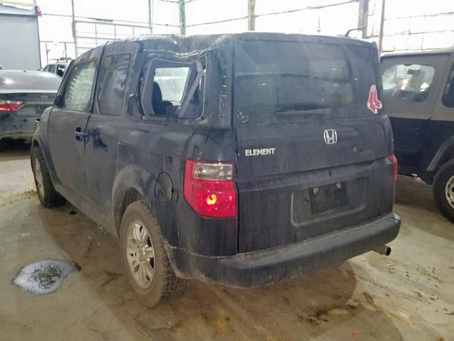 5J6YH18736L009358 - 2006 HONDA ELEMENT EX BLACK photo 3