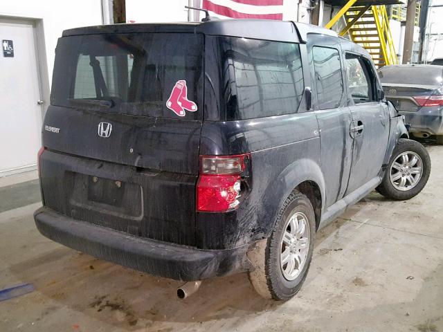 5J6YH18736L009358 - 2006 HONDA ELEMENT EX BLACK photo 4