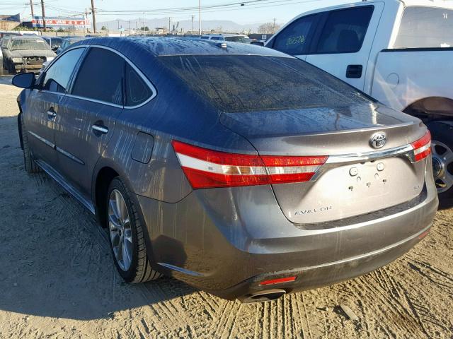 4T1BK1EB3FU180526 - 2015 TOYOTA AVALON XLE GRAY photo 3