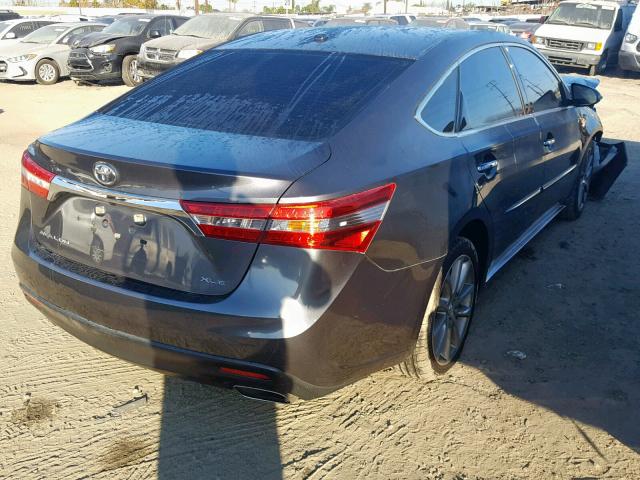 4T1BK1EB3FU180526 - 2015 TOYOTA AVALON XLE GRAY photo 4