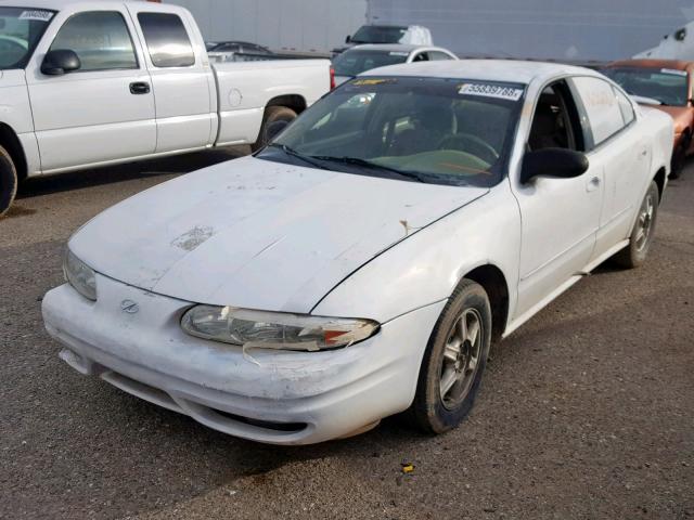 1G3NL52F03C148860 - 2003 OLDSMOBILE ALERO GL WHITE photo 2