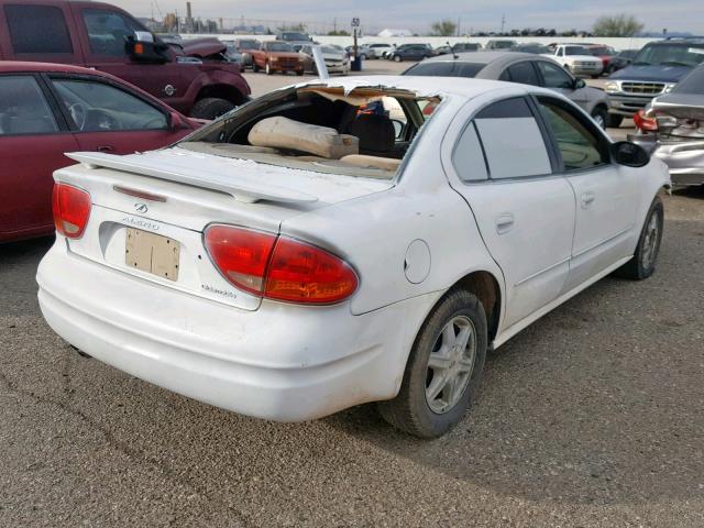 1G3NL52F03C148860 - 2003 OLDSMOBILE ALERO GL WHITE photo 4