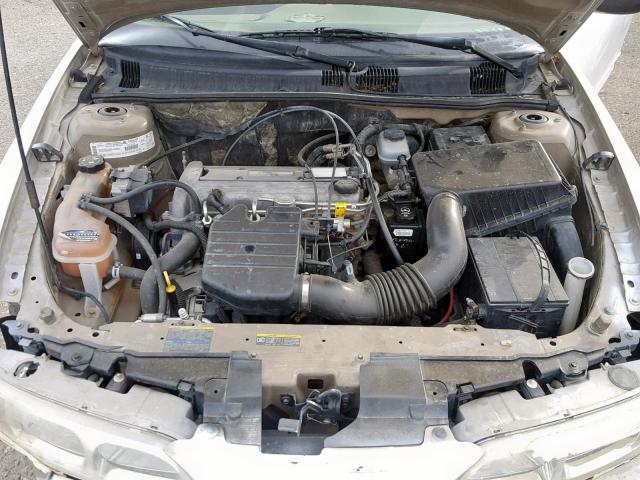 1G3NL52F03C148860 - 2003 OLDSMOBILE ALERO GL WHITE photo 7