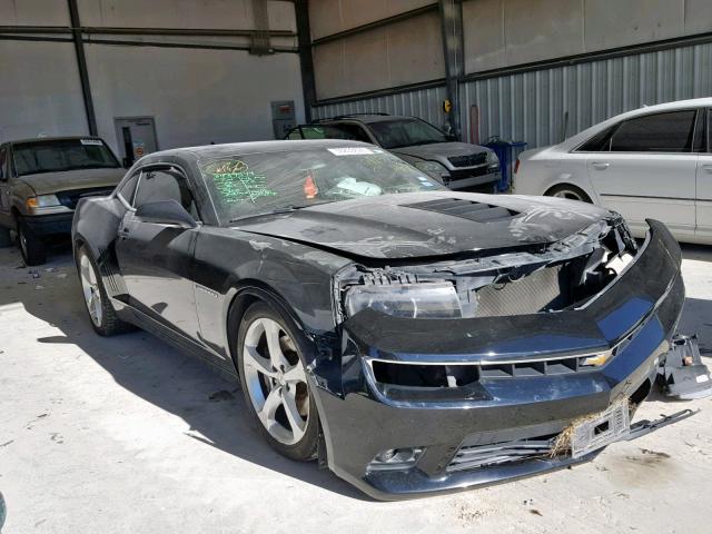 2G1FG1EW7F9305463 - 2015 CHEVROLET CAMARO SS BLACK photo 1