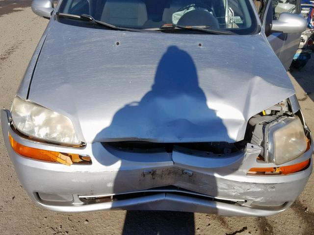 KL1TD666X8B008856 - 2008 CHEVROLET AVEO BASE Gümüş foto 7