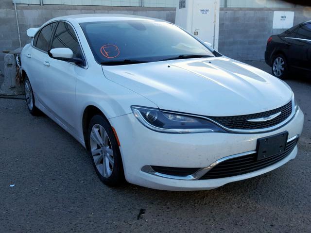 1C3CCCAB4FN598907 - 2015 CHRYSLER 200 LIMITE WHITE photo 1