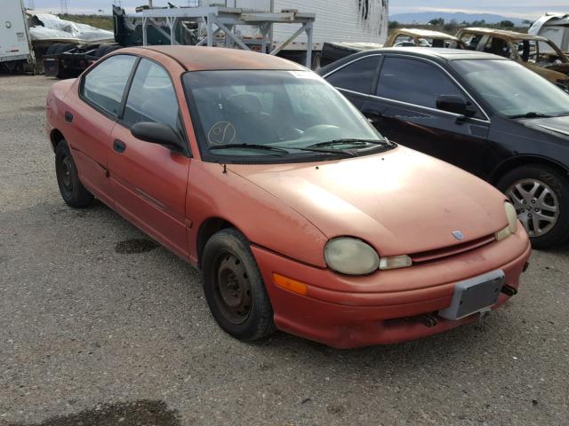 1B3ES47C1TD663437 - 1996 DODGE NEON HIGHL RED photo 1