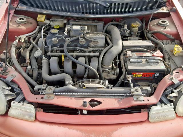 1B3ES47C1TD663437 - 1996 DODGE NEON HIGHL RED photo 7