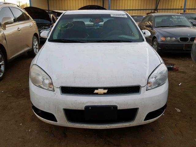 2G1WC5E31D1221675 - 2013 CHEVROLET IMPALA LTZ WHITE photo 9