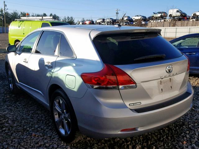 4T3BK3BB2BU060735 - 2011 TOYOTA VENZA BASE SILVER photo 3