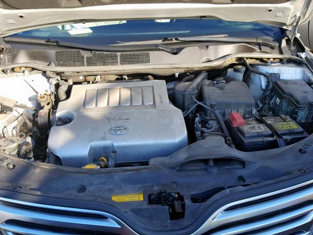 4T3BK3BB2BU060735 - 2011 TOYOTA VENZA BASE SILVER photo 7