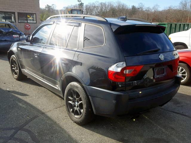 WBXPA73424WB27473 - 2004 BMW X3 2.5I BLACK photo 3