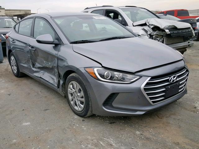 KMHD74LF5HU149962 - 2017 HYUNDAI ELANTRA SE GRAY photo 1