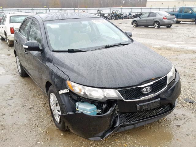 KNAFU4A27A5058145 - 2010 KIA FORTE EX BLACK photo 1