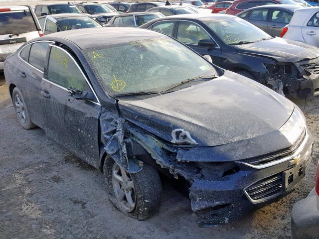 1G1ZB5STXHF232970 - 2017 CHEVROLET MALIBU LS შავი ფოტო 1