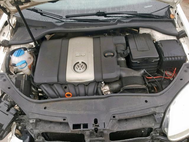 3VWEF71K67M166637 - 2007 VOLKSWAGEN JETTA WOLF WHITE photo 7