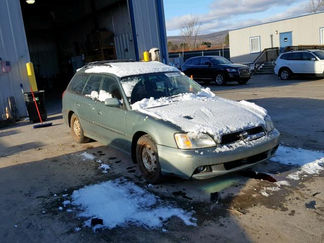 4S3BH635637311195 - 2003 SUBARU LEGACY L GREEN photo 1