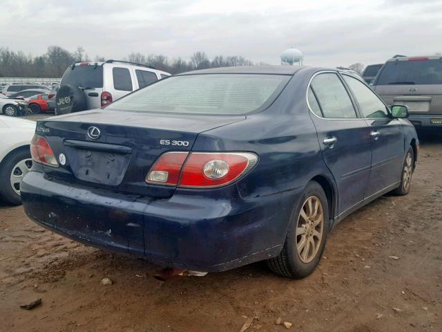 JTHBF30G425014042 - 2002 LEXUS ES 300 BLUE photo 4