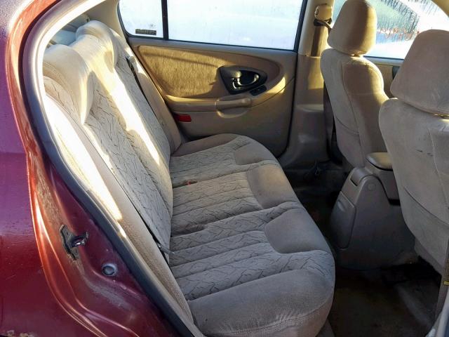 1G1NE52J716251647 - 2001 CHEVROLET MALIBU LS ბურგუნდია ფოტო 6