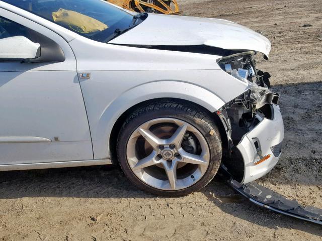 W08AT271685132340 - 2008 SATURN ASTRA XR WHITE photo 9