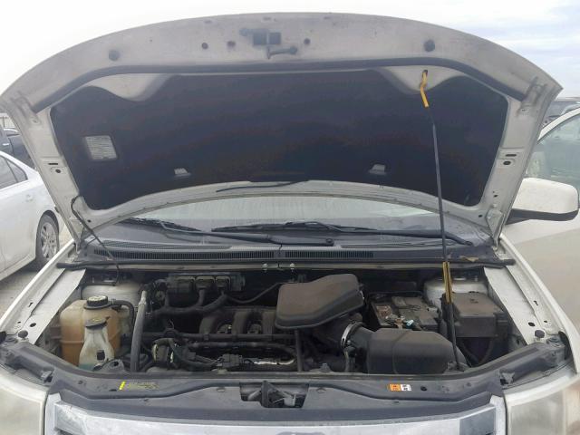 2FMDK38CX8BA02243 - 2008 FORD EDGE SEL CREAM photo 7