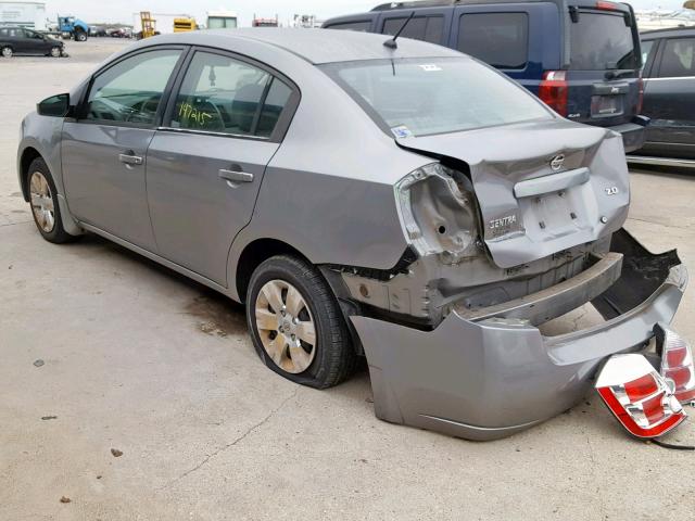 3N1AB61E57L657162 - 2007 NISSAN SENTRA 2.0 GRAY photo 3