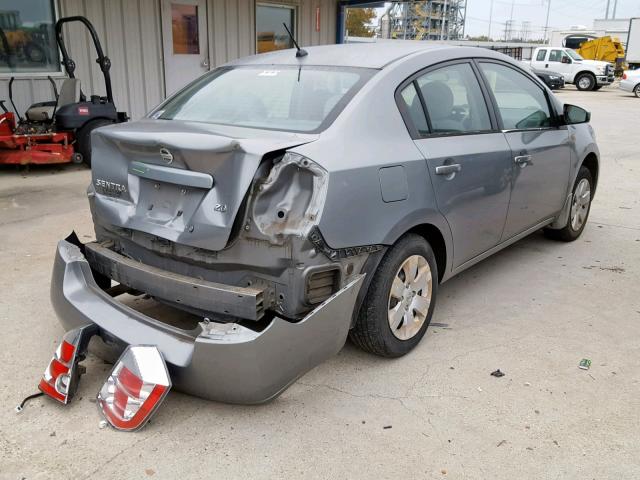 3N1AB61E57L657162 - 2007 NISSAN SENTRA 2.0 GRAY photo 4