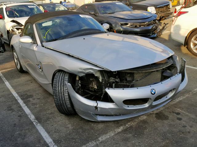 4USBU33597LW70302 - 2007 BMW Z4 3.0 SILVER photo 1