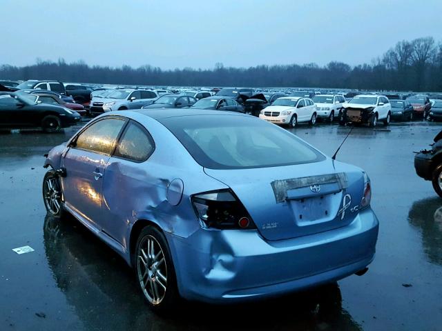 JTKDE167880246067 - 2008 TOYOTA SCION TC ლურჯი ფოტო 3
