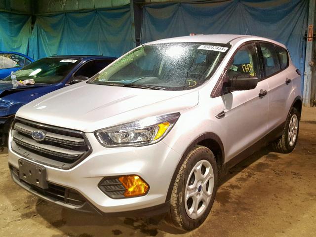 1FMCU0F72HUE88082 - 2017 FORD ESCAPE S SILVER photo 2